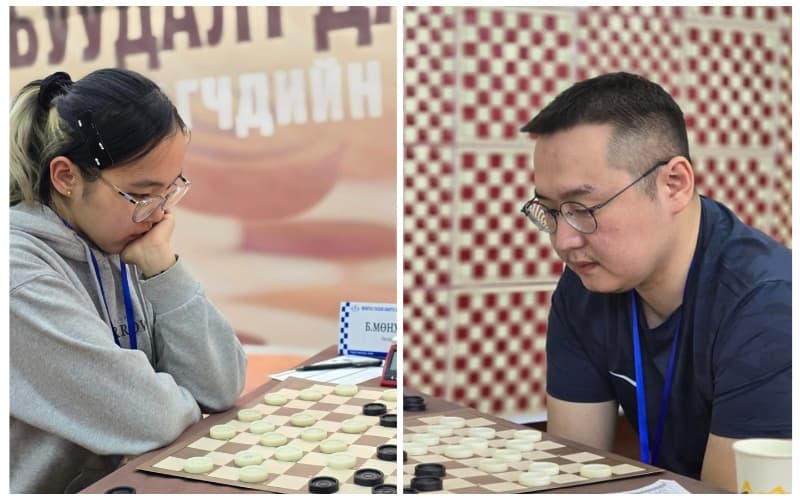 Г.Гэрэлболд, Б.Мөнхжин хошой аваргууд